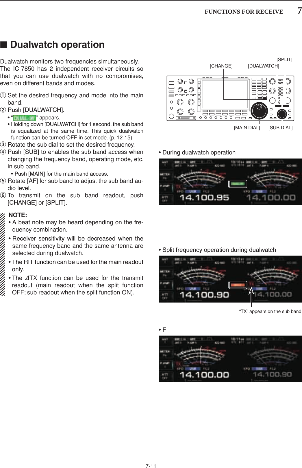 Page 47 of ICOM orporated 361500 HF/50 MHz Transceiver User Manual 
