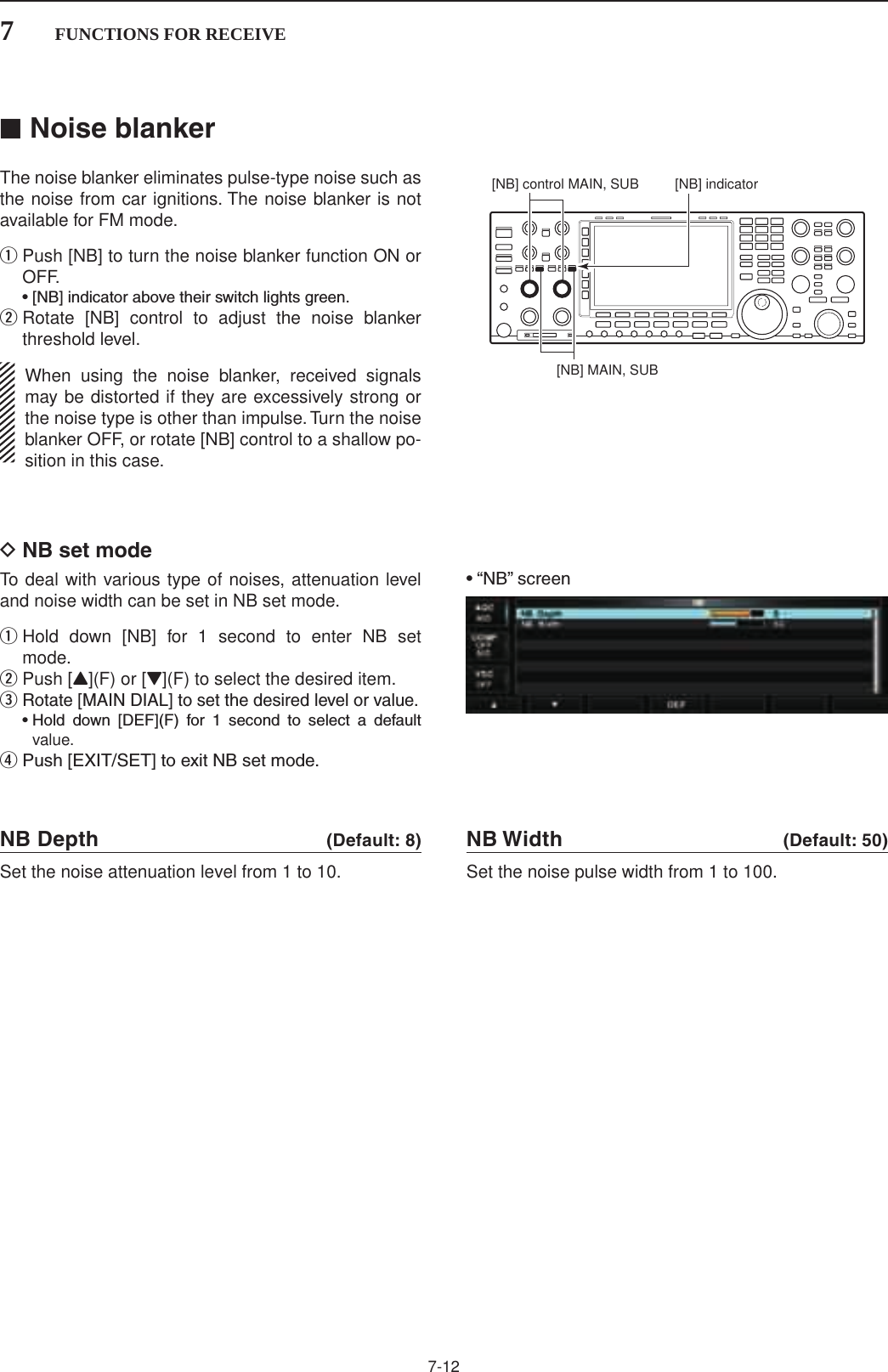 Page 48 of ICOM orporated 361500 HF/50 MHz Transceiver User Manual 