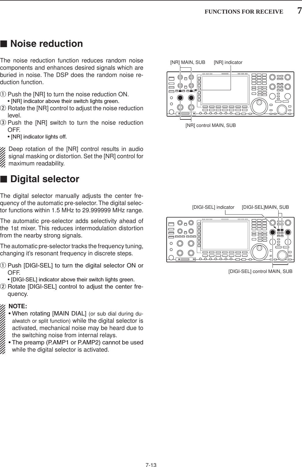 Page 49 of ICOM orporated 361500 HF/50 MHz Transceiver User Manual 