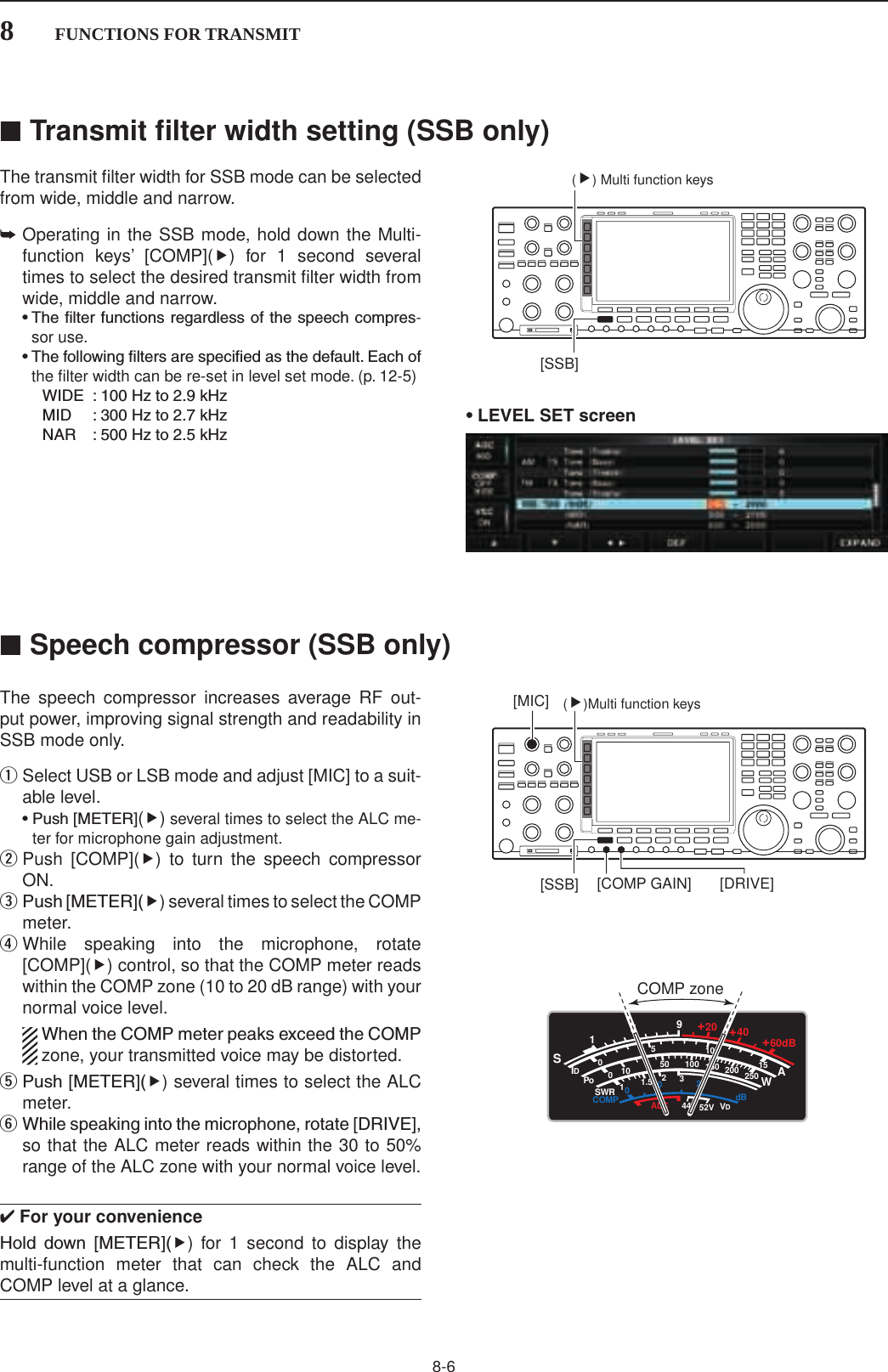 Page 56 of ICOM orporated 361500 HF/50 MHz Transceiver User Manual 