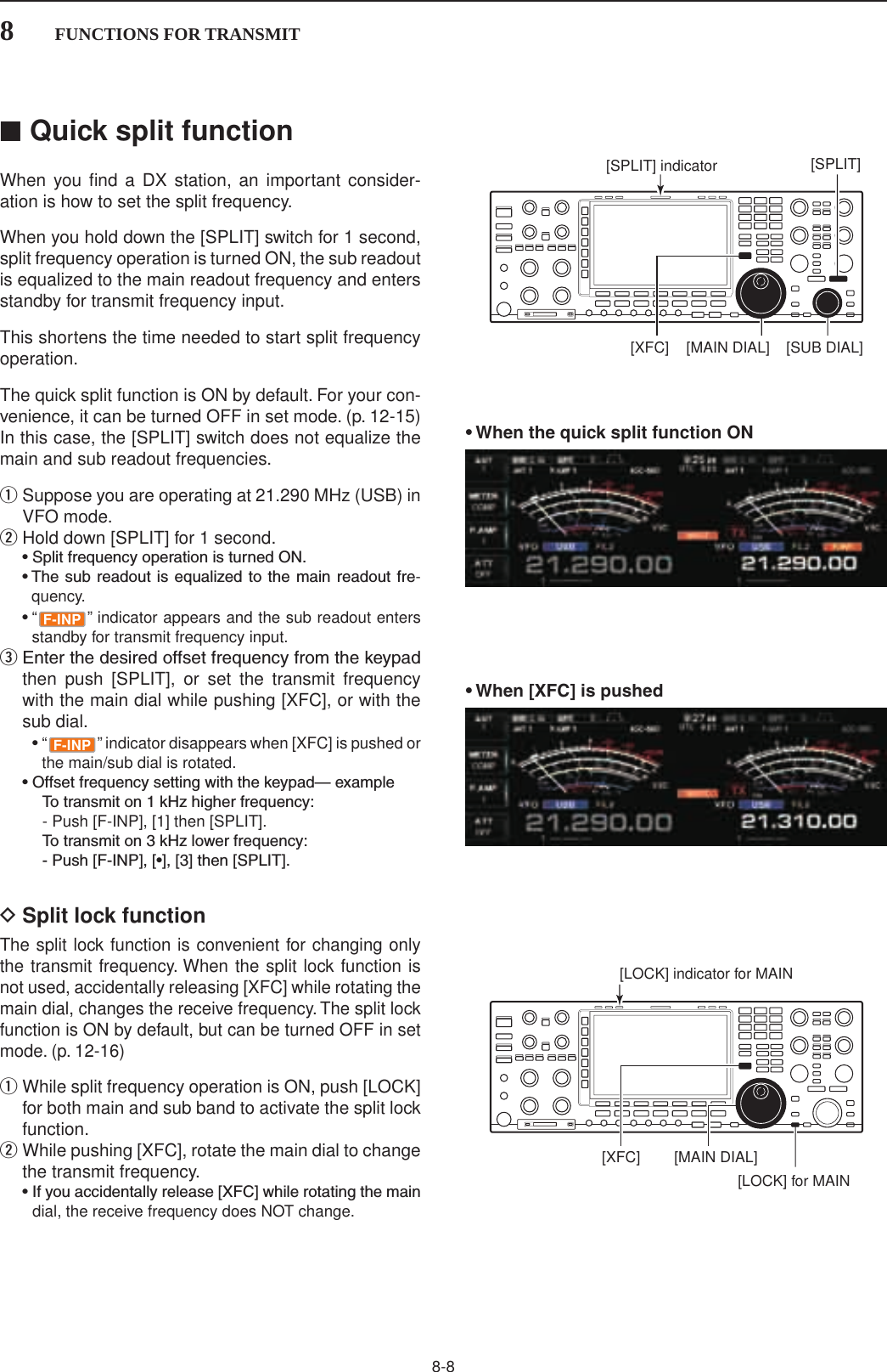 Page 58 of ICOM orporated 361500 HF/50 MHz Transceiver User Manual 