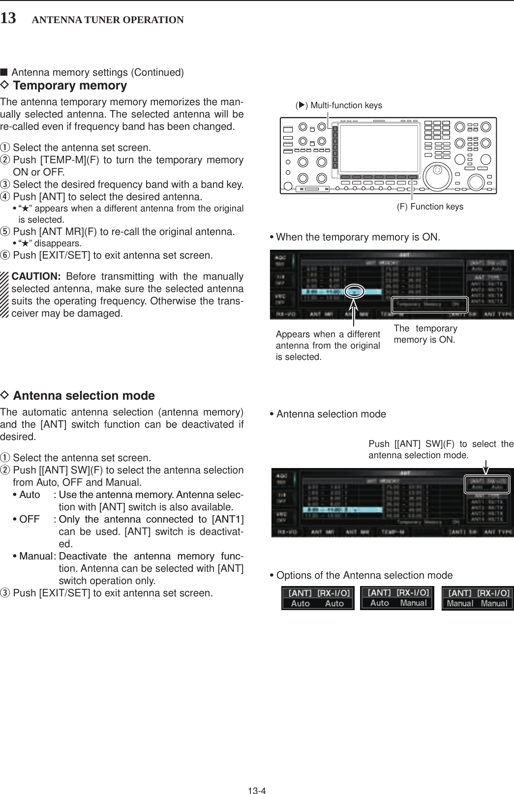 Page 62 of ICOM orporated 361500 HF/50 MHz Transceiver User Manual 