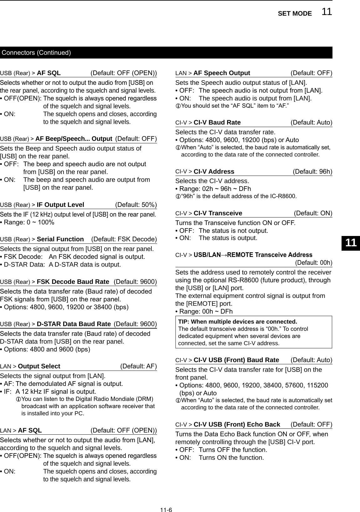 Page 73 of ICOM orporated 381800 IC-R8600 User Manual 