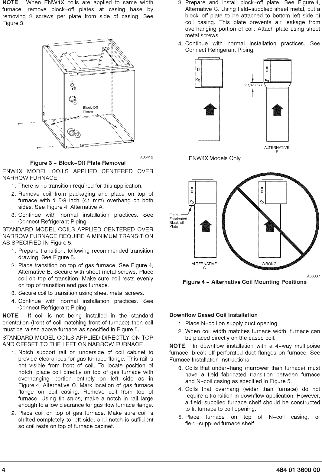 Page 4 of 7 - ICP ENA4X18C14A1 User Manual  EVAP COIL - Manuals And Guides 1206618L