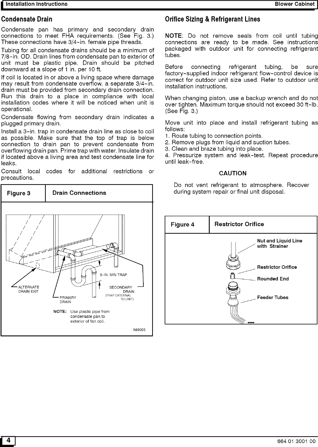 Page 4 of 8 - ICP FWM2400A1 User Manual  AIR HANDLER - Manuals And Guides L0502487