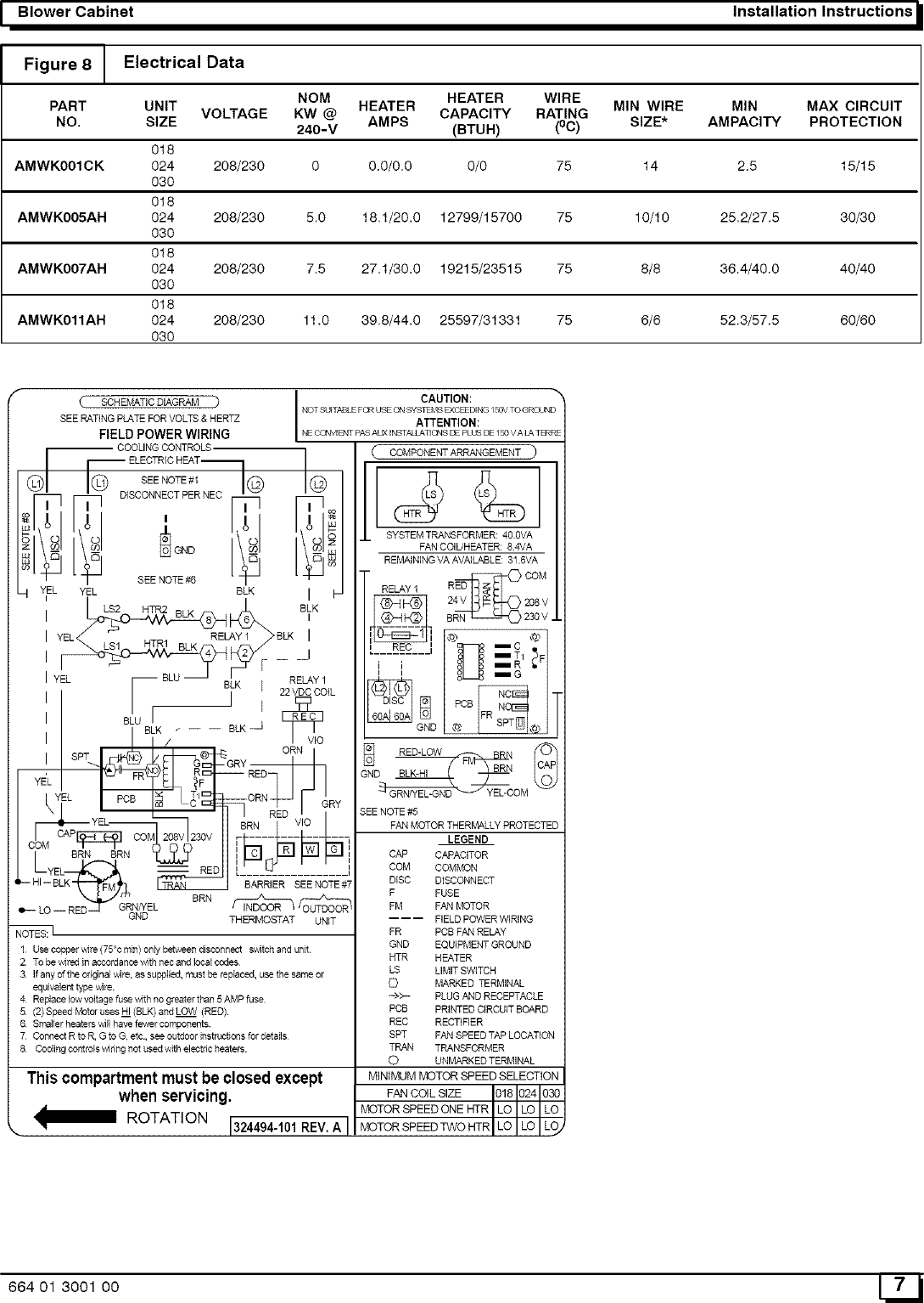 Page 7 of 8 - ICP FWM2400A1 User Manual  AIR HANDLER - Manuals And Guides L0502487