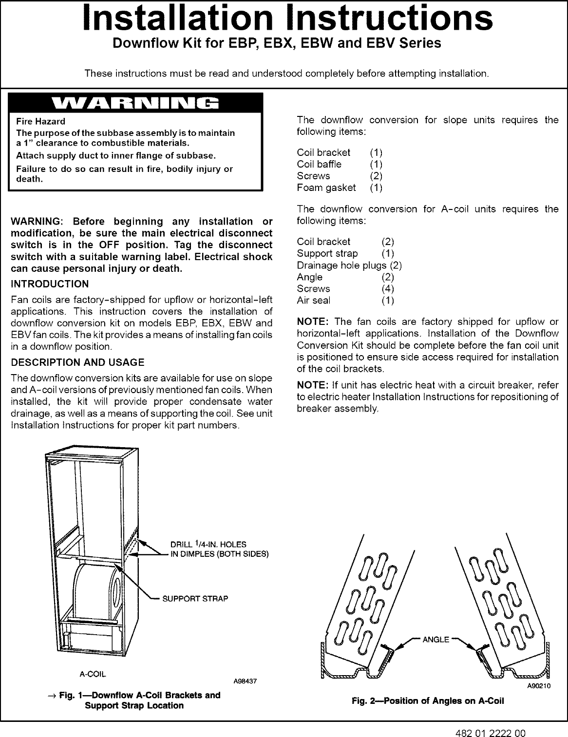 Page 1 of 3 - ICP  Evaporator Coils Manual L0502507