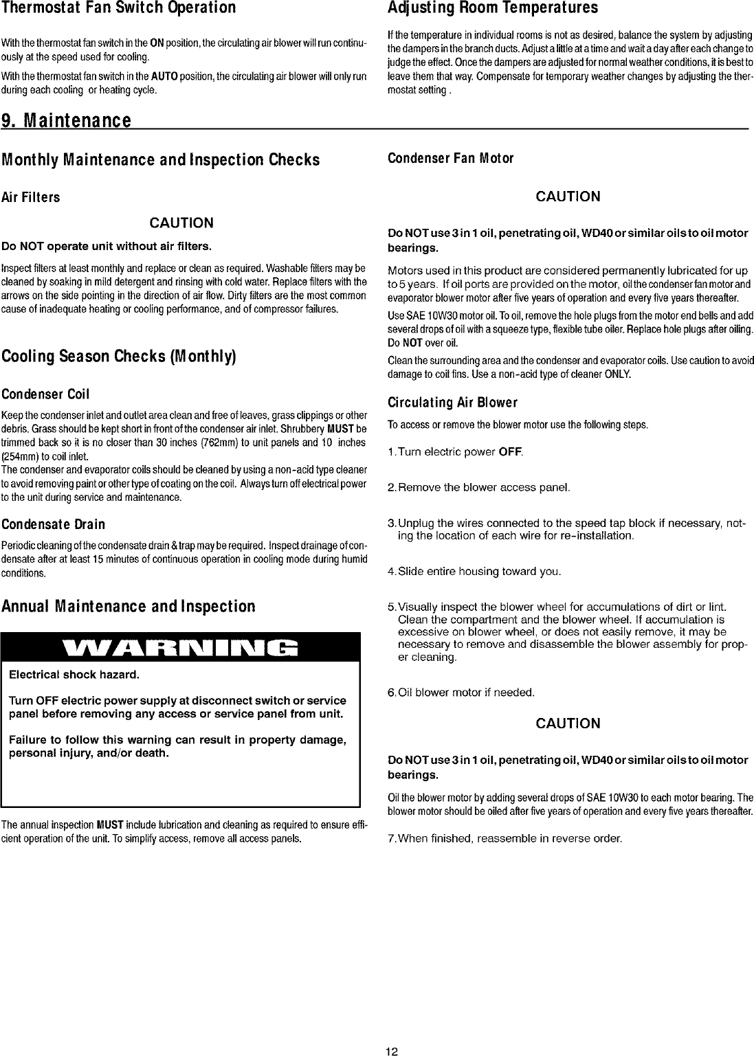 Page 12 of 12 - ICP  Package Units(both Units Combined) Manual L0522838