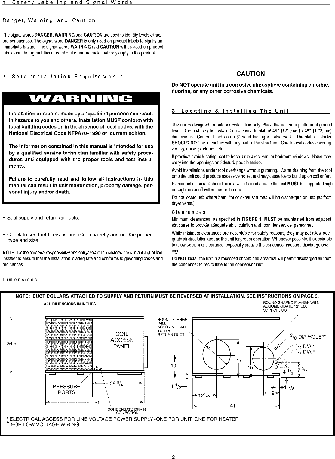 Page 2 of 12 - ICP  Package Units(both Units Combined) Manual L0522838