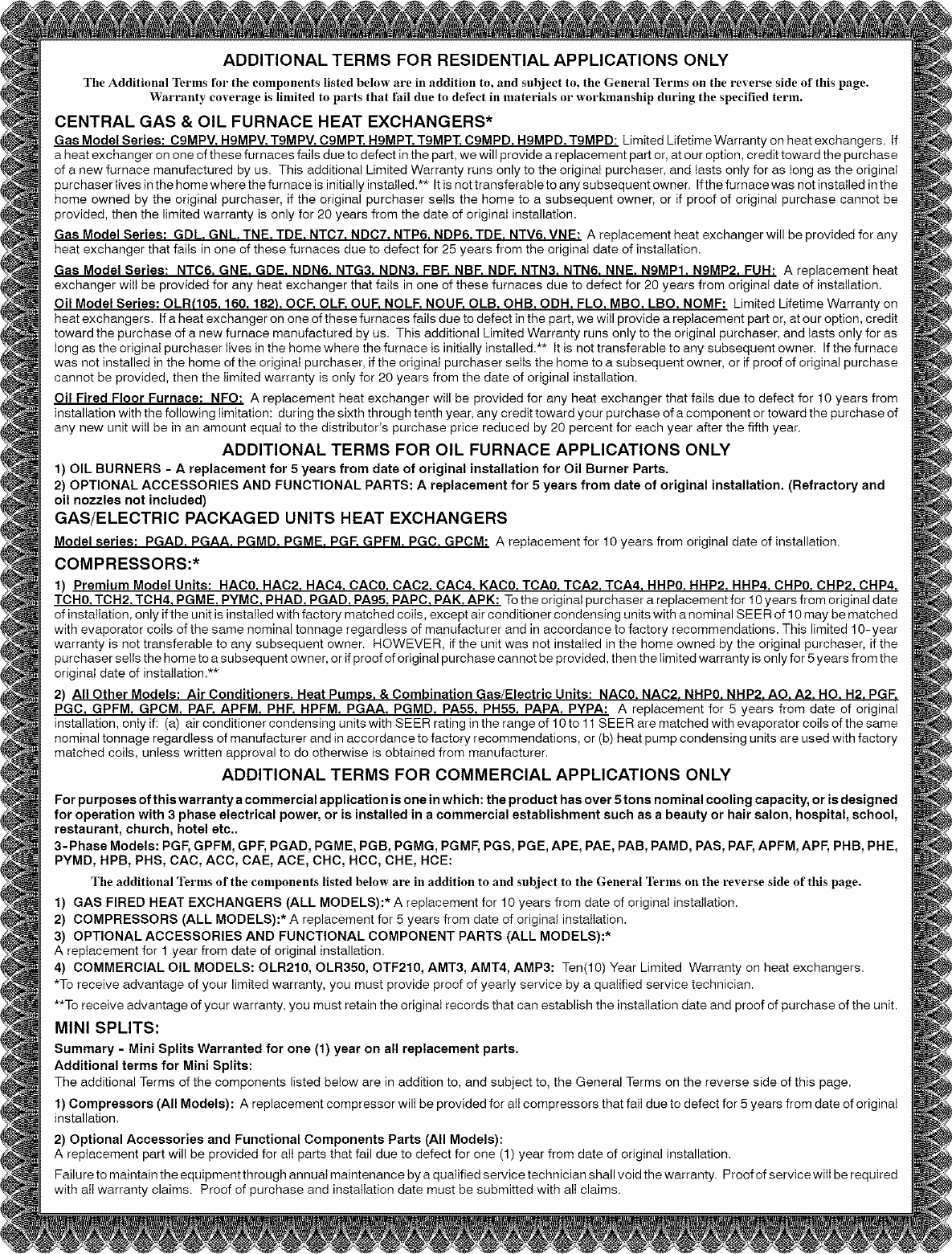 Page 10 of 10 - ICP  Air Conditioner/heat Pump(outside Unit) Manual L0523208