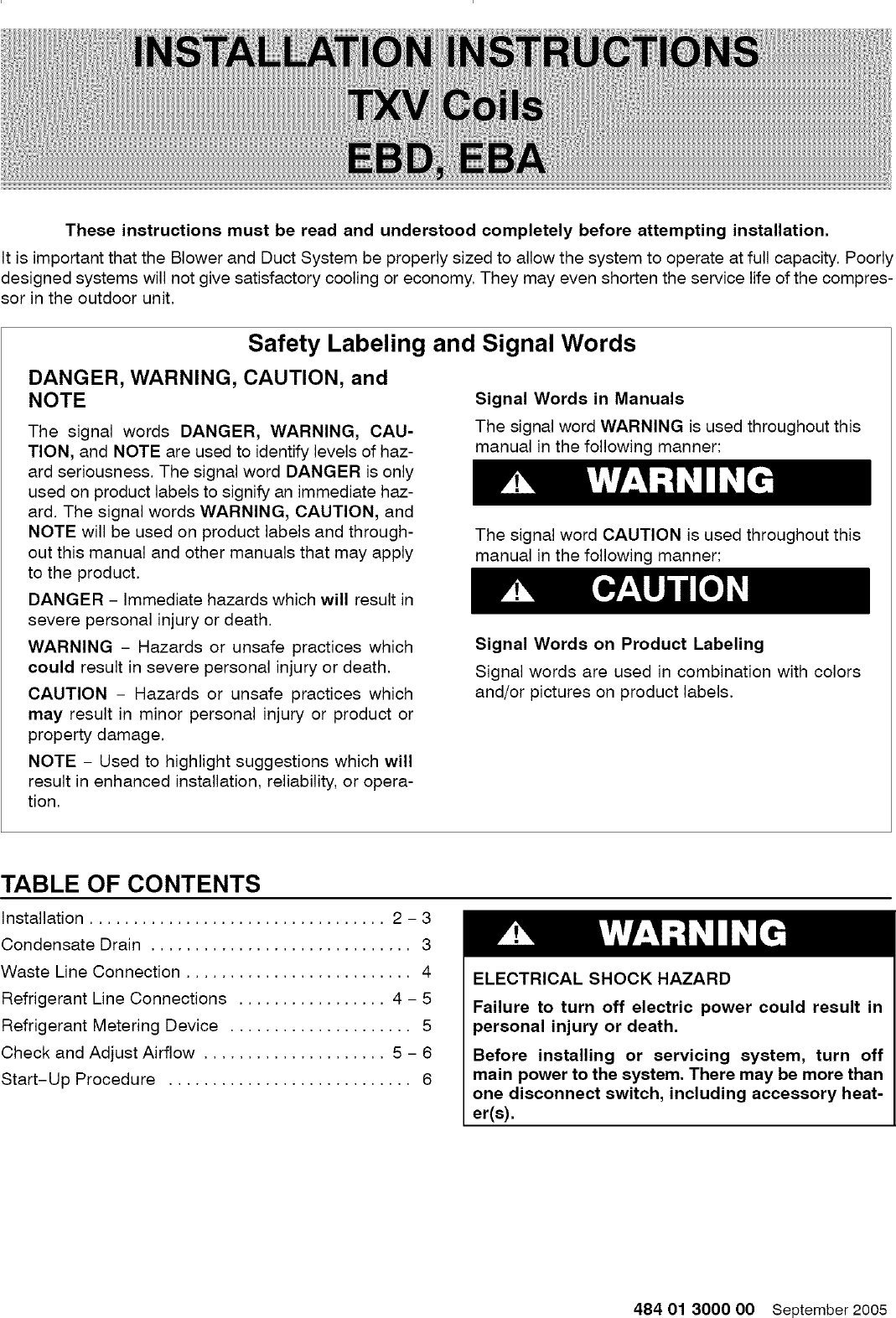 Page 1 of 6 - ICP  Evaporator Coils Manual L0604332