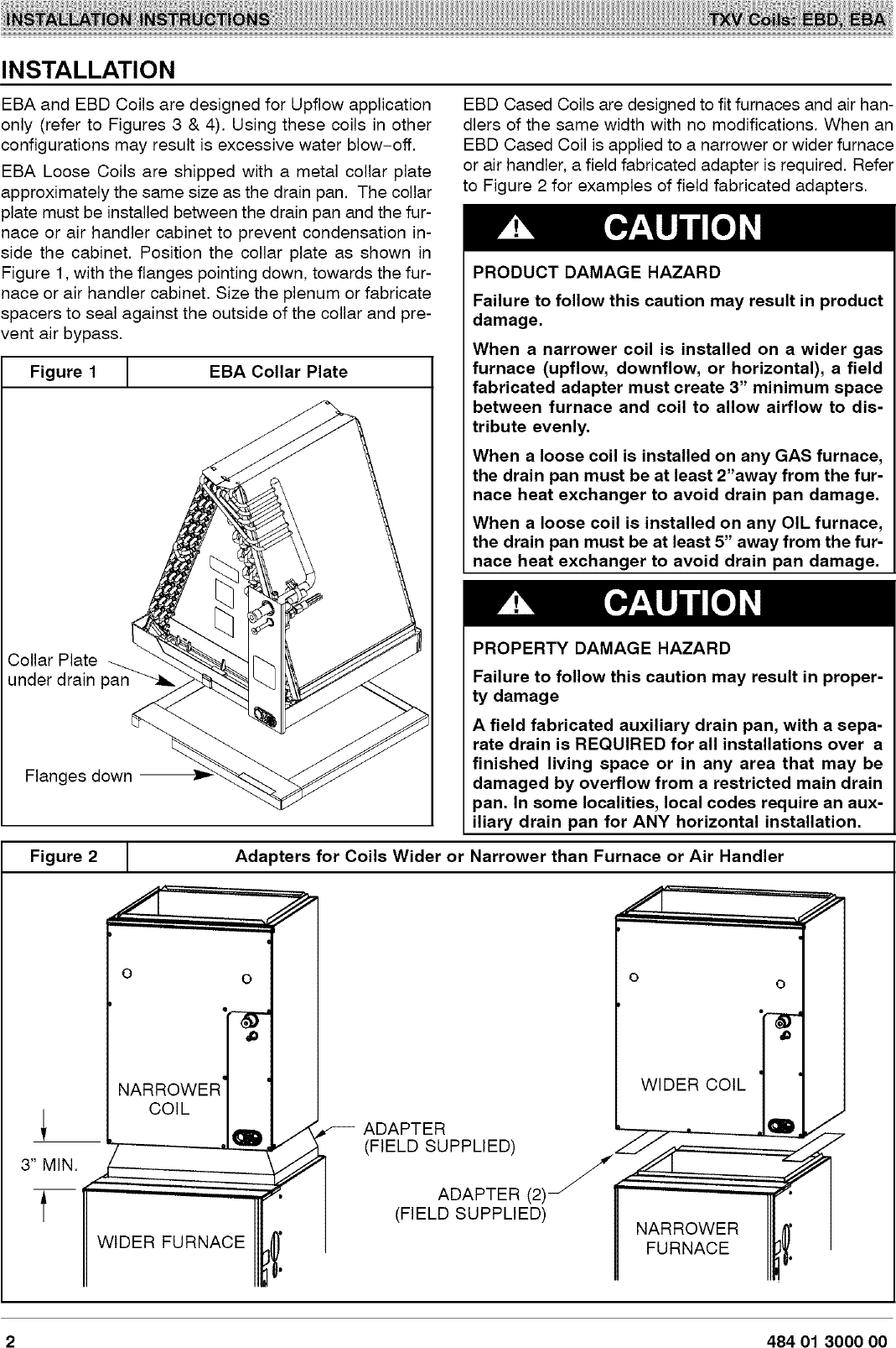 Page 2 of 6 - ICP  Evaporator Coils Manual L0604332