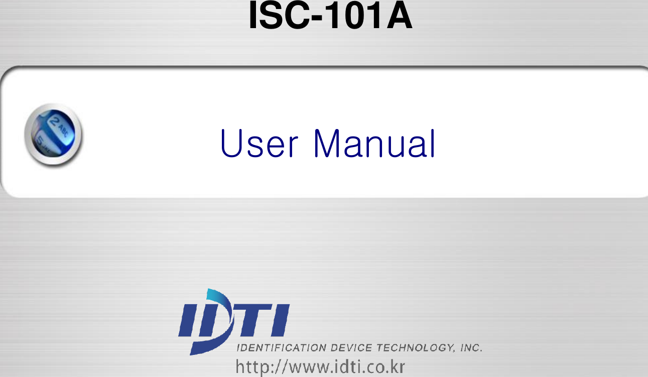 User Manual ISC-101A 