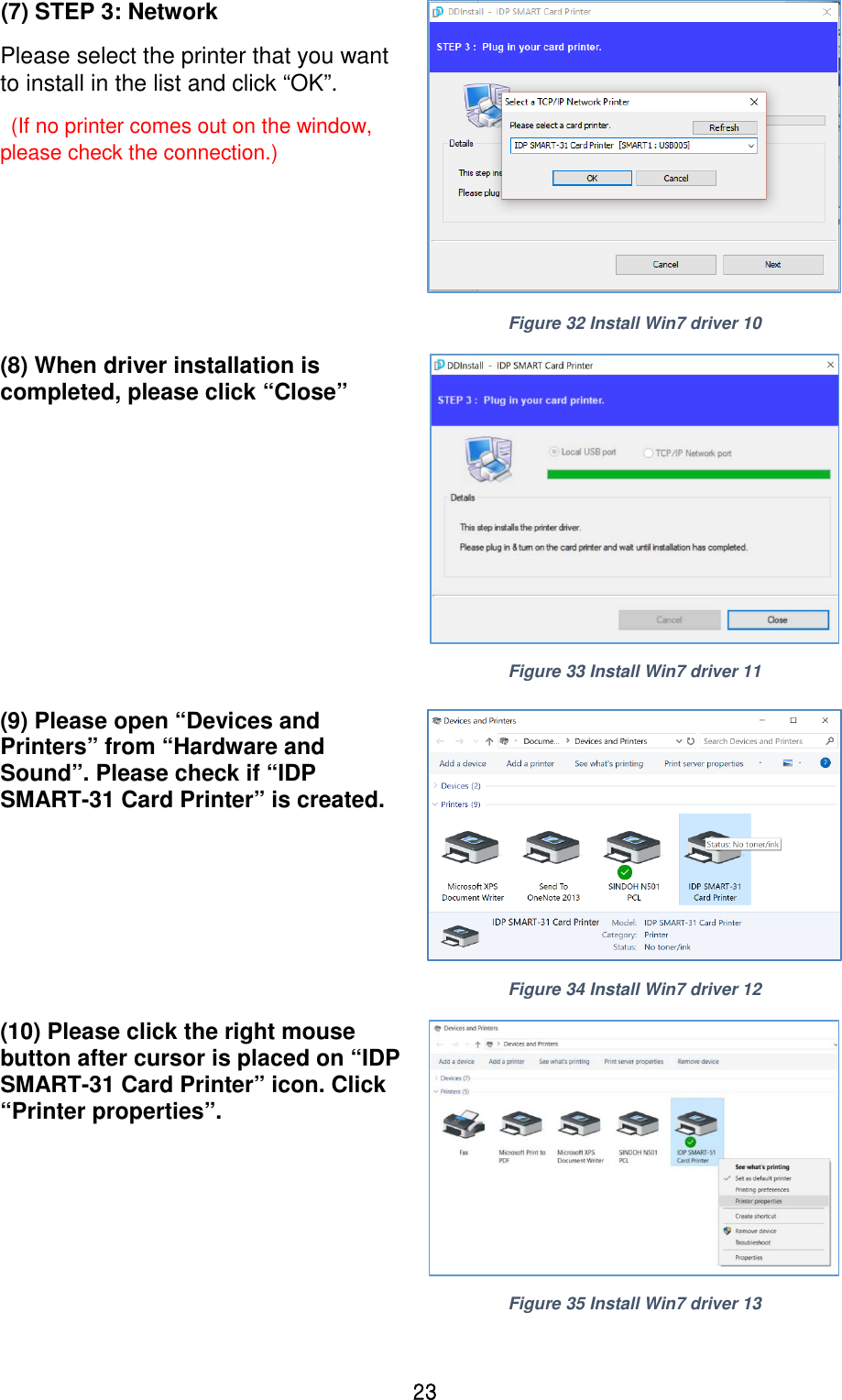 Page 23 of IDP SMART-31 Card Printer User Manual 