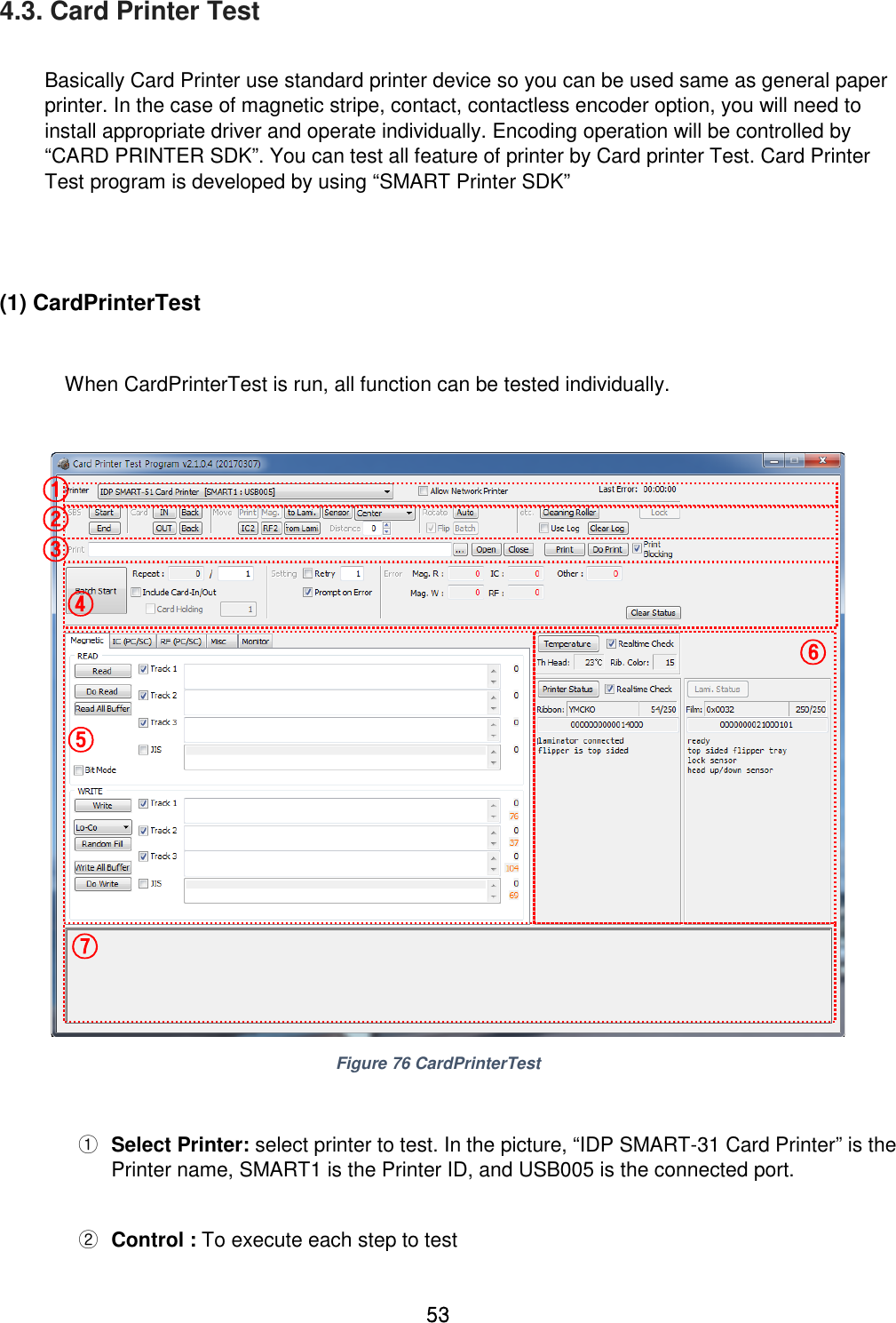 Page 53 of IDP SMART-31 Card Printer User Manual 