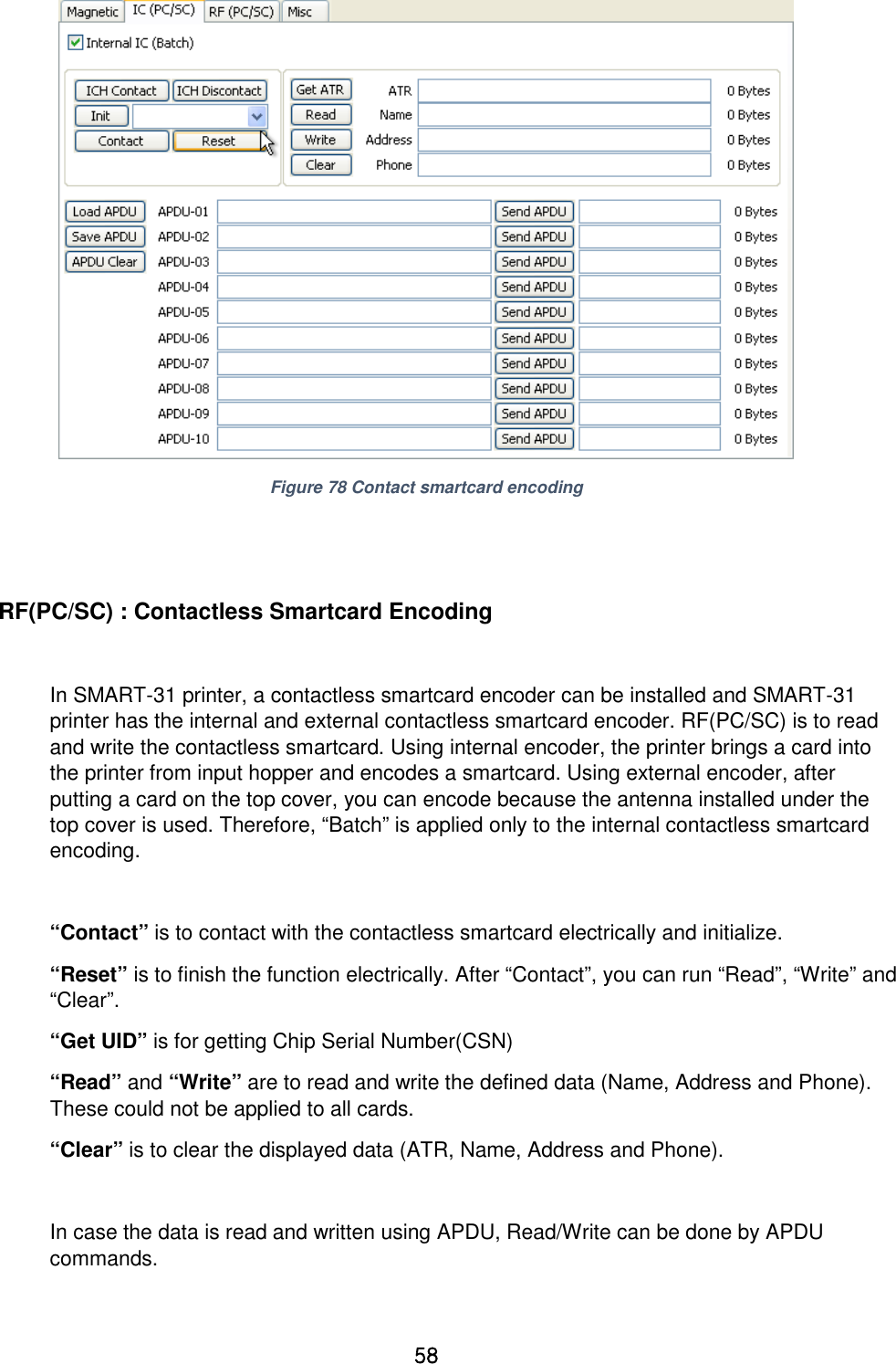 Page 58 of IDP SMART-31 Card Printer User Manual 