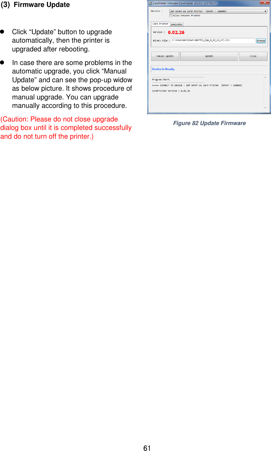 Page 61 of IDP SMART-31 Card Printer User Manual 