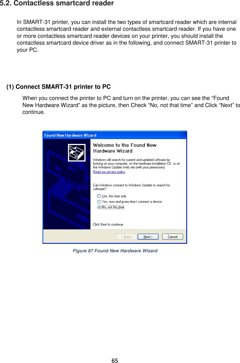Page 65 of IDP SMART-31 Card Printer User Manual 