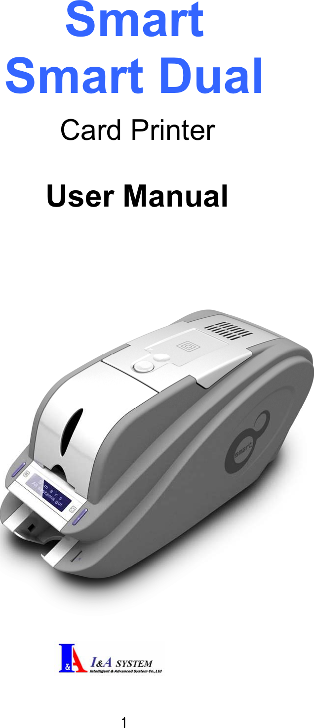 XGUser Manual SmartSmart Dual Card Printer 