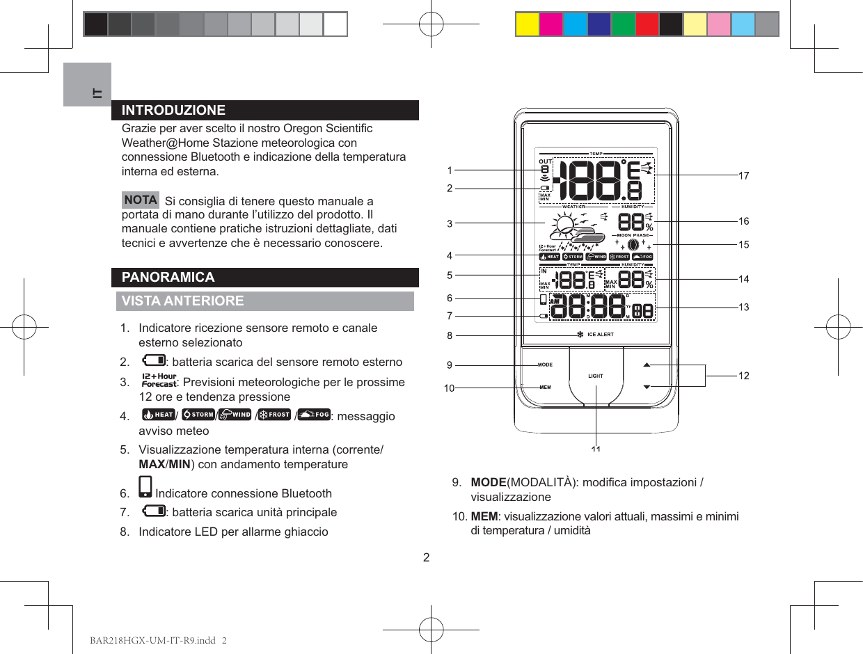 Page 16 of IDT Technology BAR218HGX-01 Thermometer User Manual IDT 