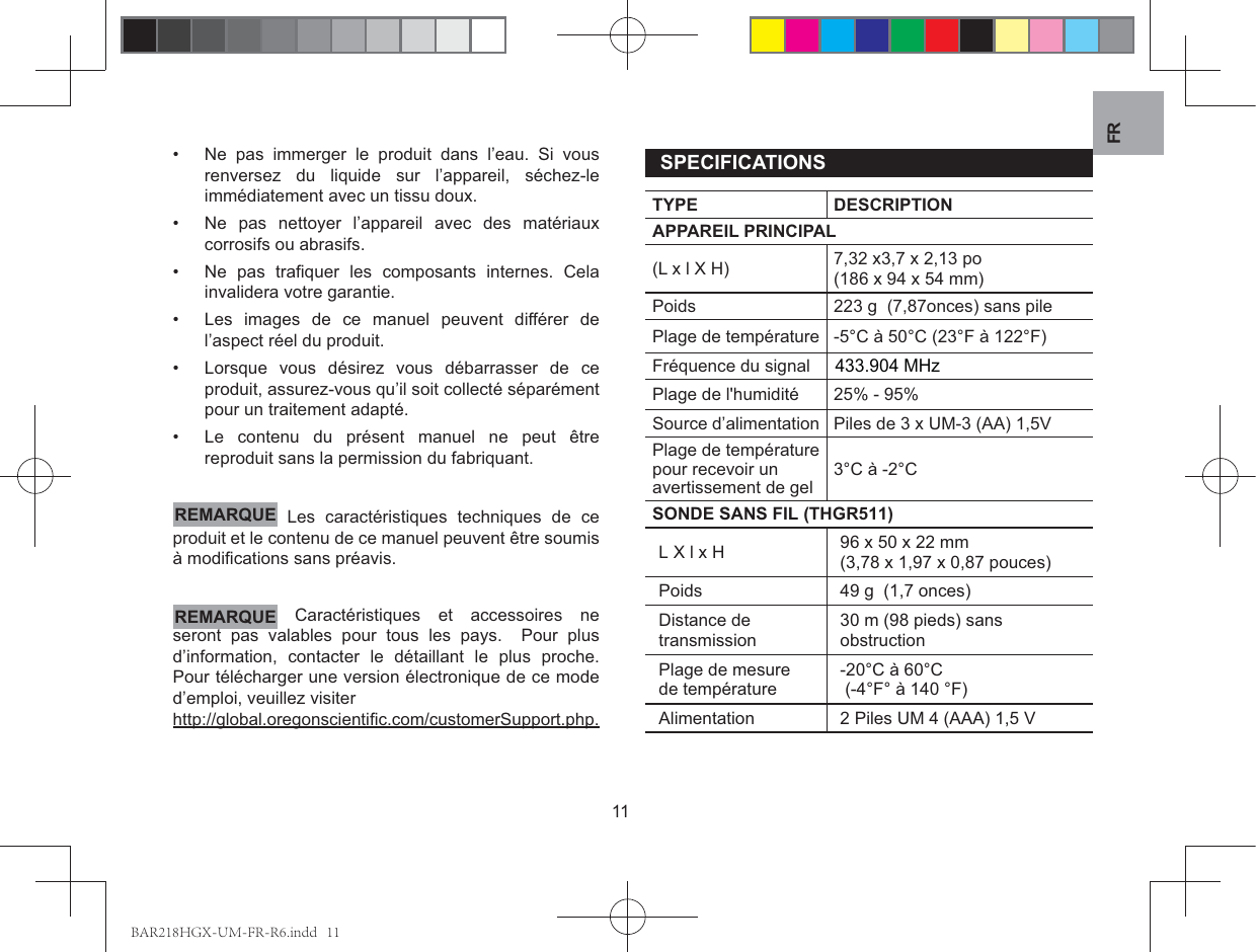 Page 38 of IDT Technology BAR218HGX-01 Thermometer User Manual IDT 