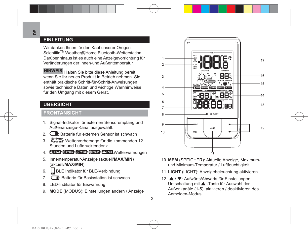 Page 42 of IDT Technology BAR218HGX-01 Thermometer User Manual IDT 