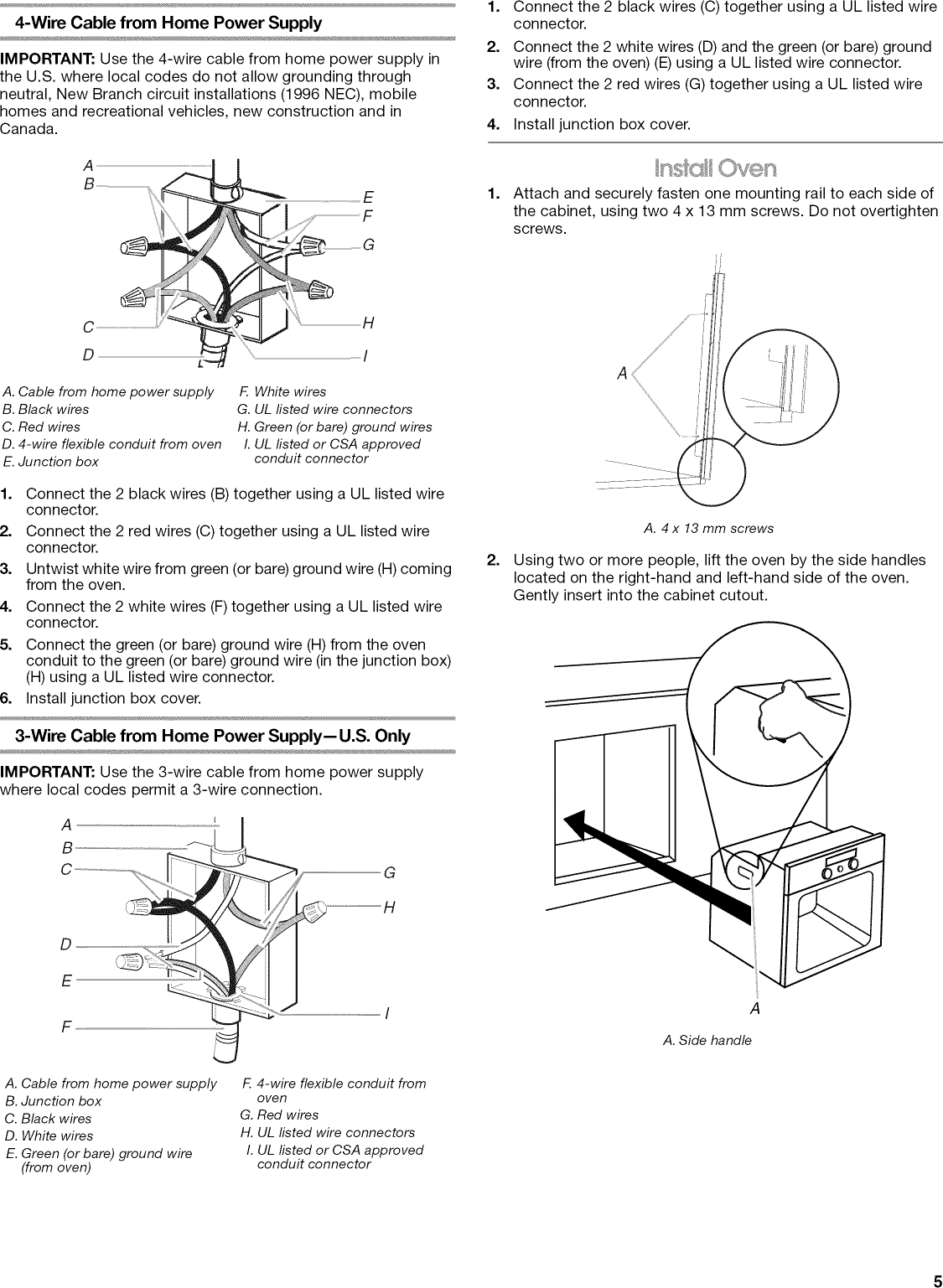 Page 5 of 12 - IKEA  Built In Oven, Electric Manual L0905140