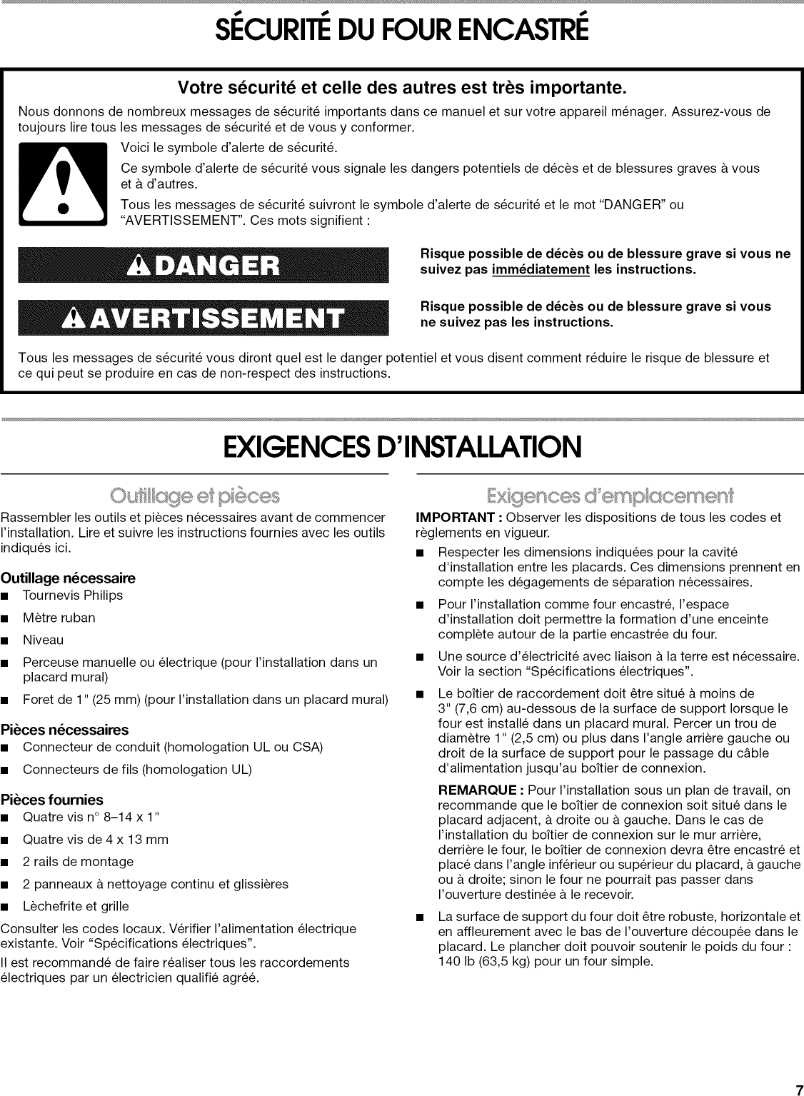 Page 7 of 12 - IKEA  Built In Oven, Electric Manual L0905140