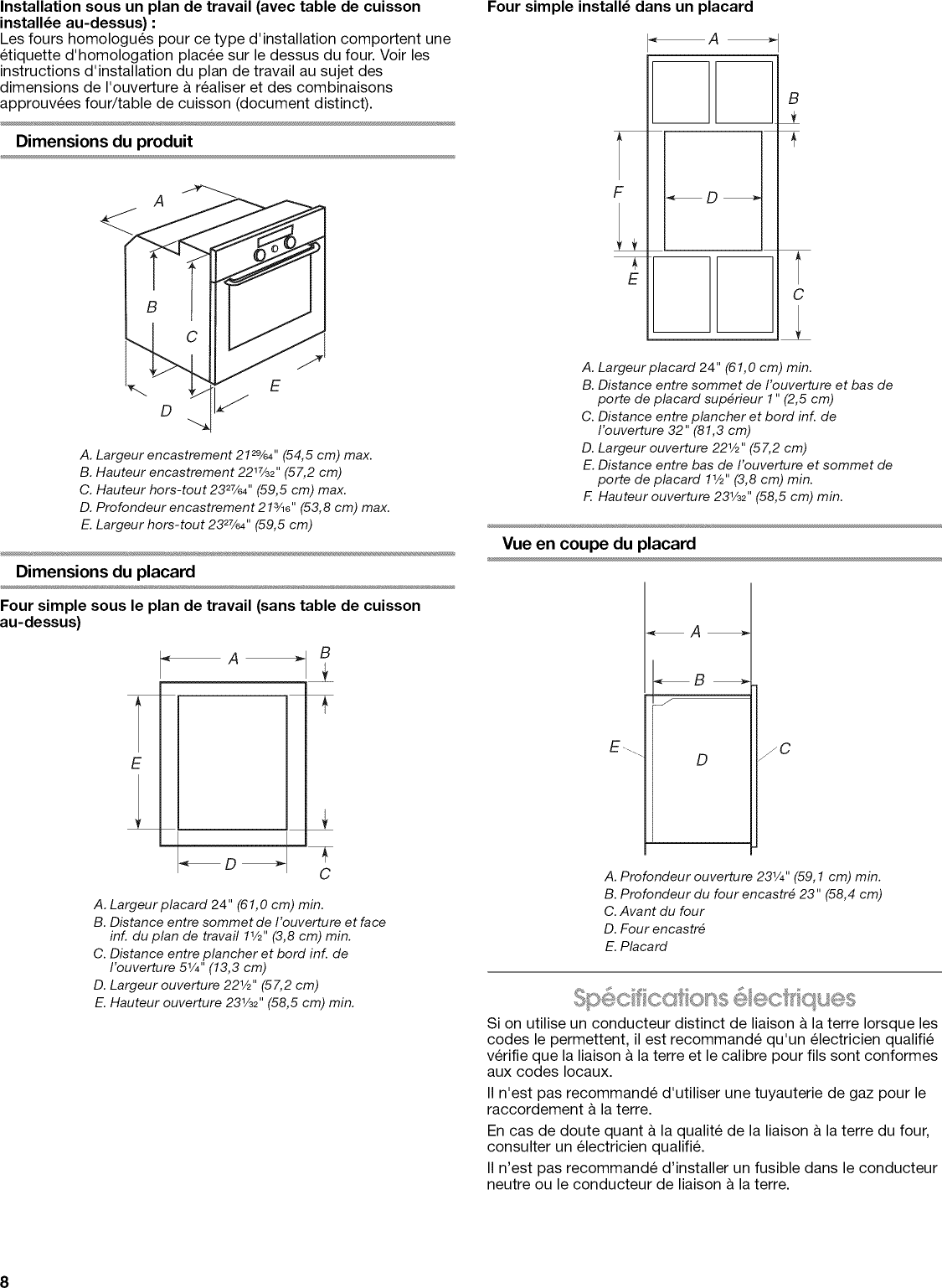 Page 8 of 12 - IKEA  Built In Oven, Electric Manual L0905143