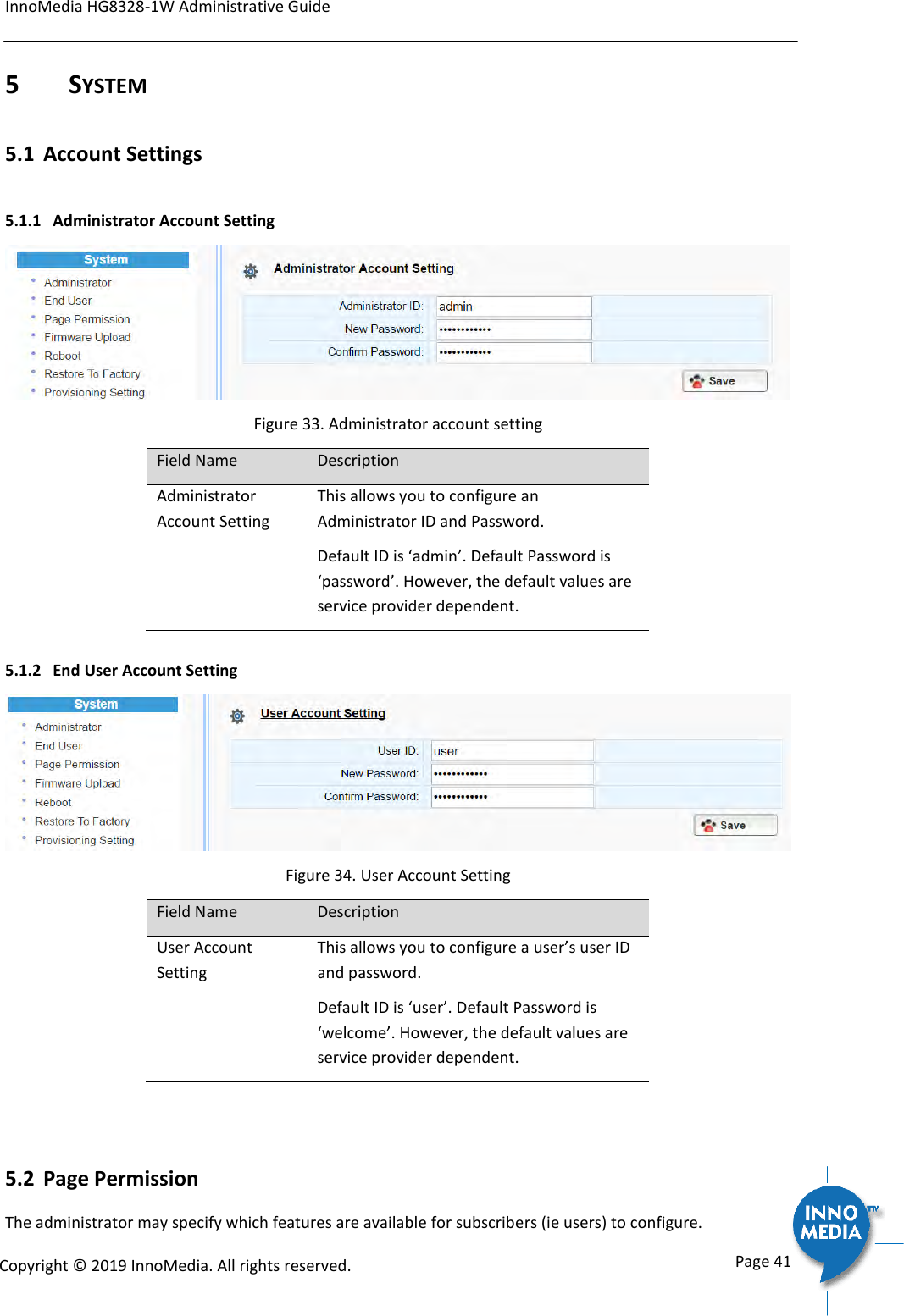 Page 41 of INNOMEDIA TECHNOLOGY HG-W-B03-0001 Smart Speakerphone User Manual
