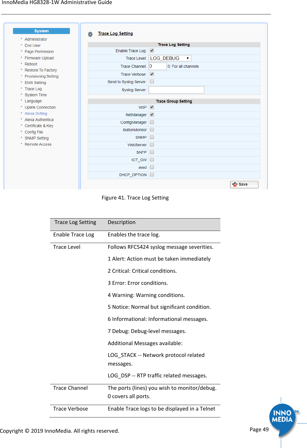 Page 49 of INNOMEDIA TECHNOLOGY HG-W-B03-0001 Smart Speakerphone User Manual