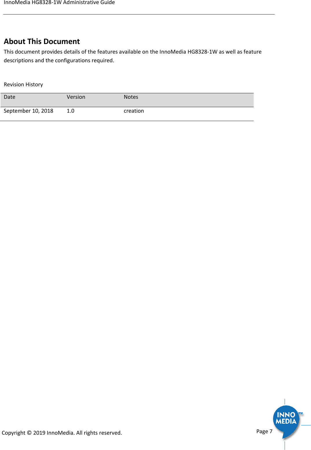 Page 7 of INNOMEDIA TECHNOLOGY HG-W-B03-0001 Smart Speakerphone User Manual
