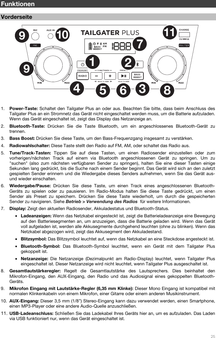 Page 25 of ION Audio IPA98 Wireless Rechargeable Speaker System User Manual 