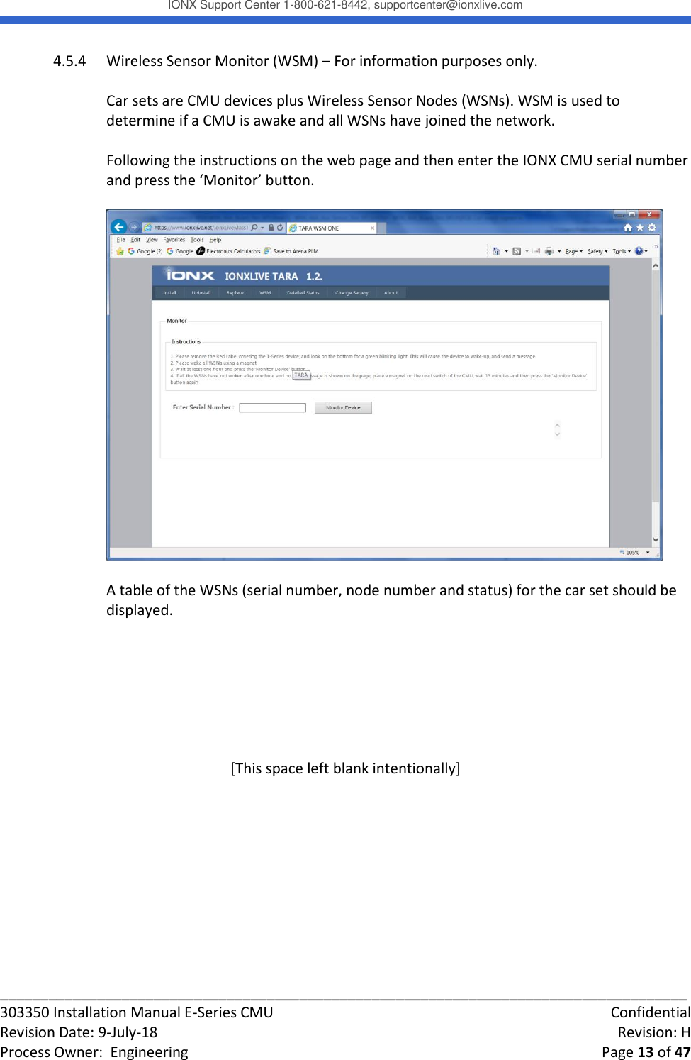 Page 13 of IONX CMUE6-A Communications Manager Unit User Manual Working T4 Install