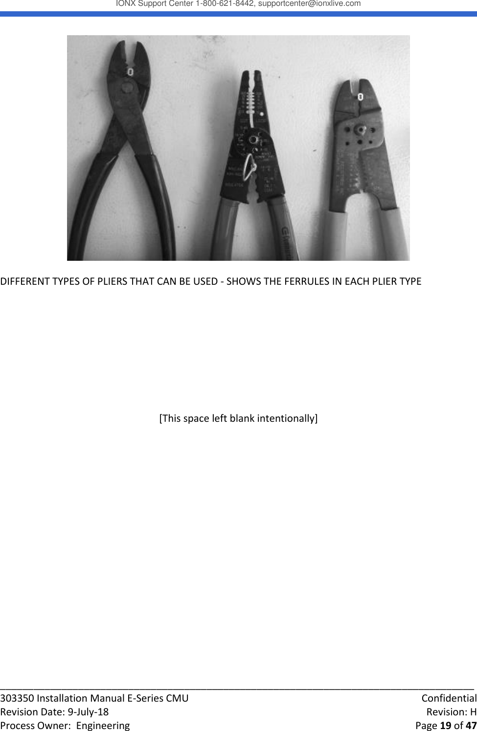 Page 19 of IONX CMUE6-A Communications Manager Unit User Manual Working T4 Install