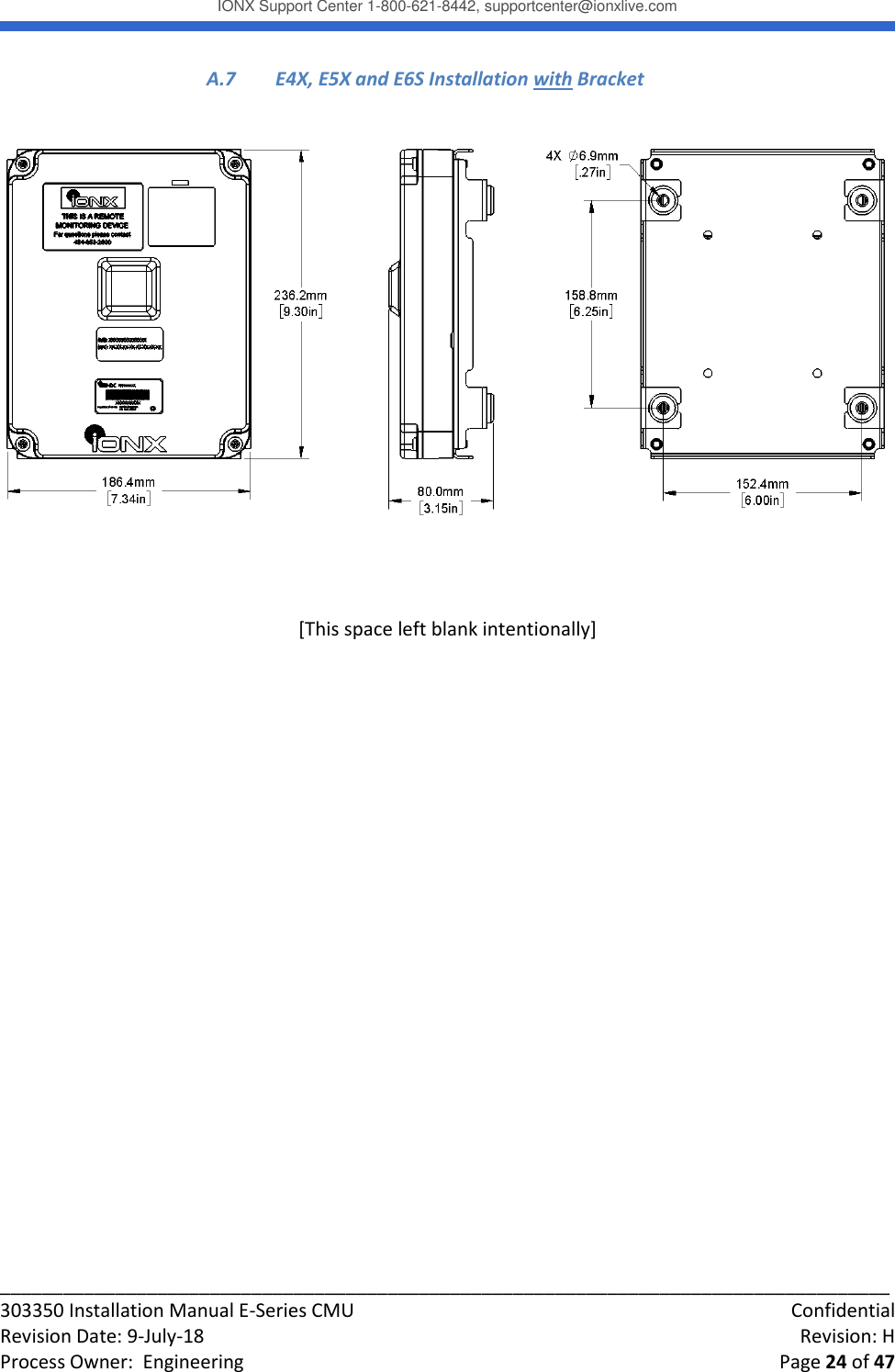 Page 24 of IONX CMUE6-A Communications Manager Unit User Manual Working T4 Install