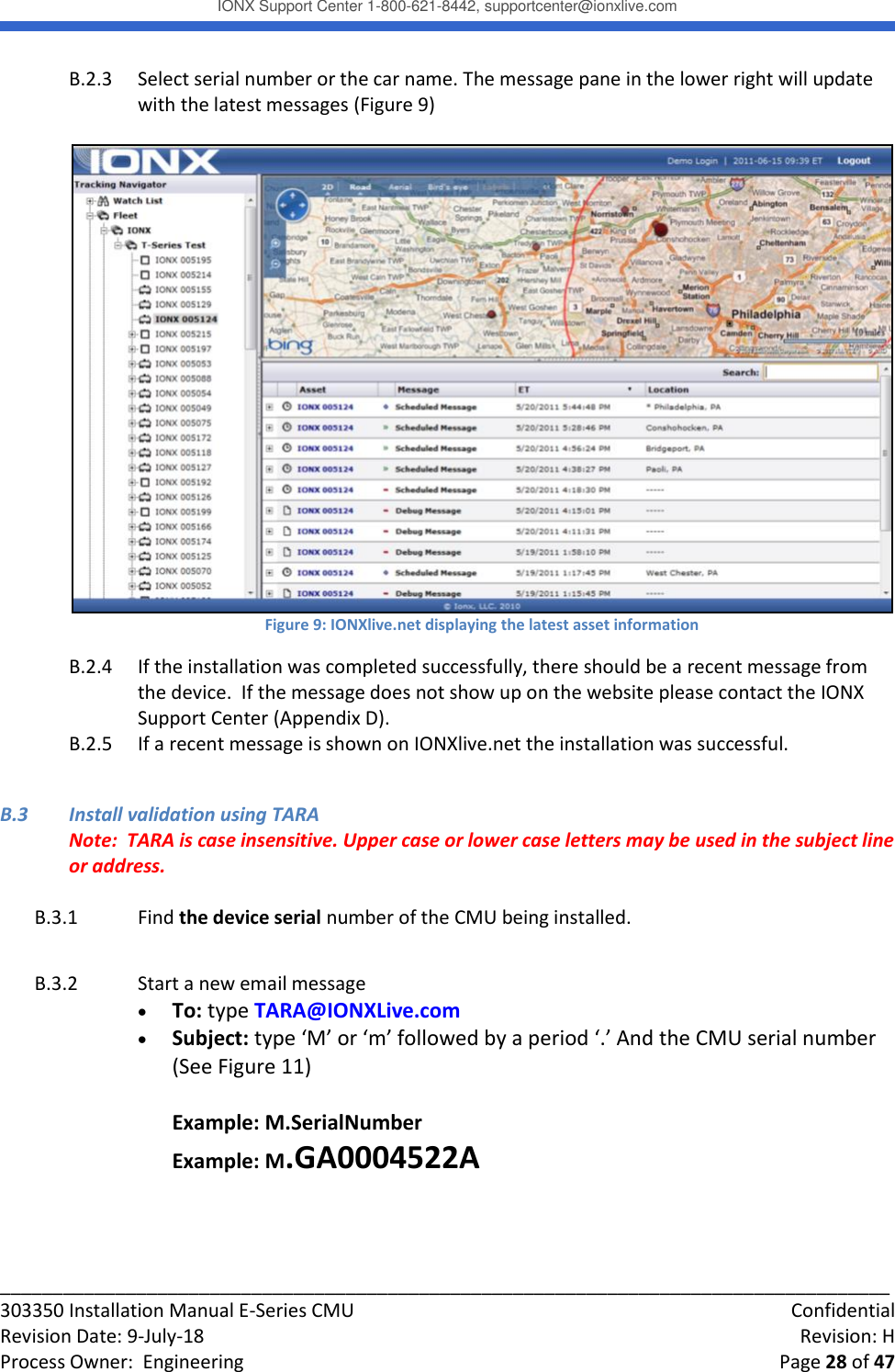 Page 28 of IONX CMUE6-A Communications Manager Unit User Manual Working T4 Install