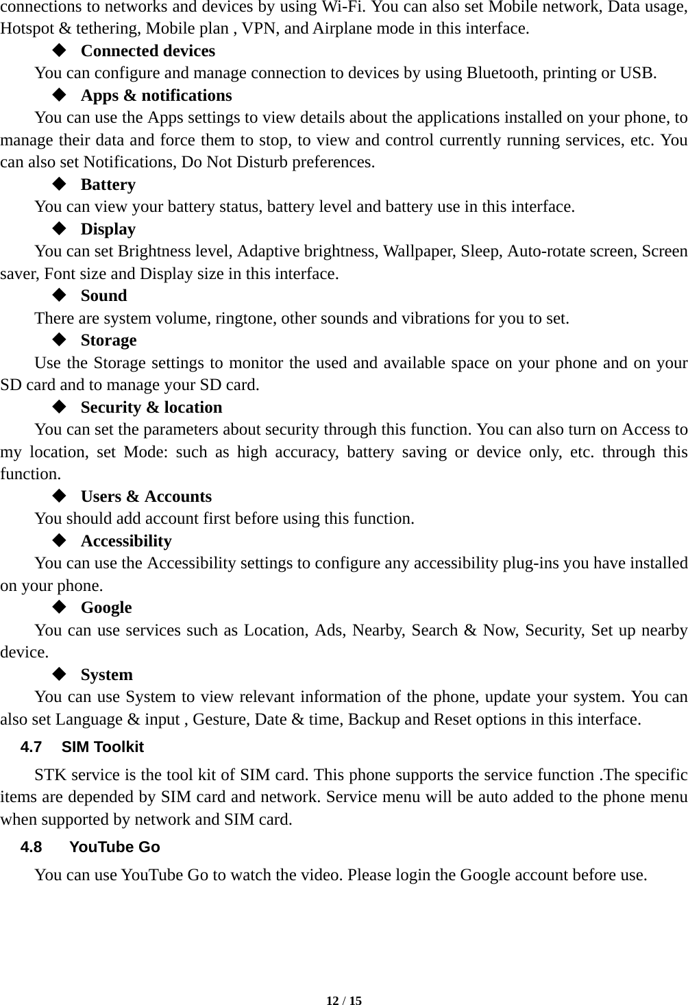 Page 12 of IPRO TECHNOLOGY IPROAMBER6 Mobile Phone User Manual 