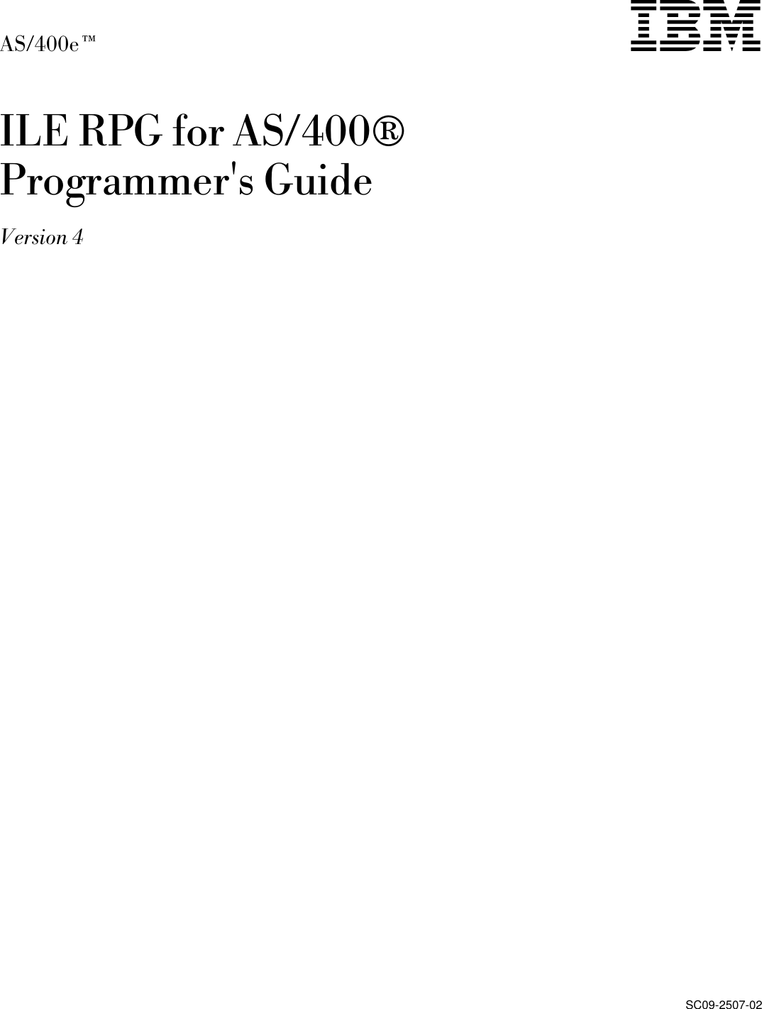 Ibm As 400 Users Manual QB3AGY03