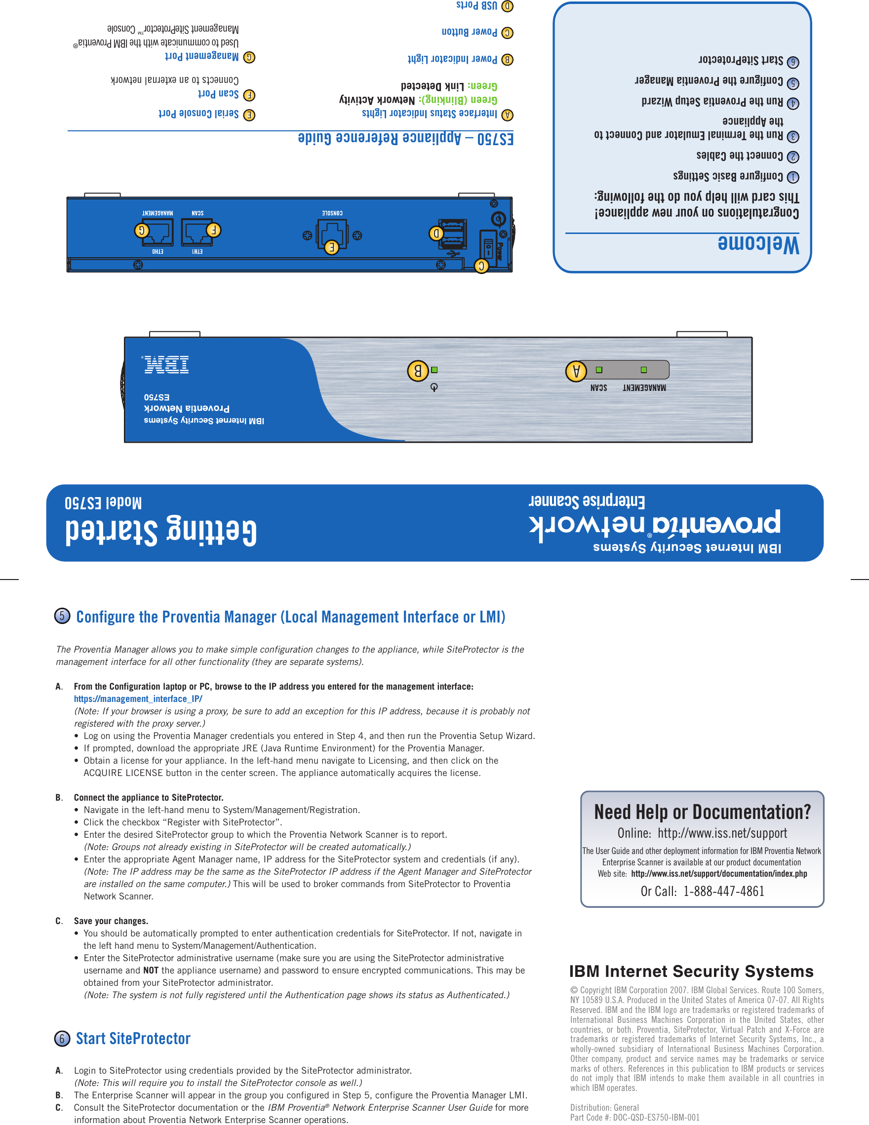 Page 3 of 3 - Ibm Ibm-Management-Siteprotector-Es750-Users-Manual- GSC_fold_GX4002  Ibm-management-siteprotector-es750-users-manual