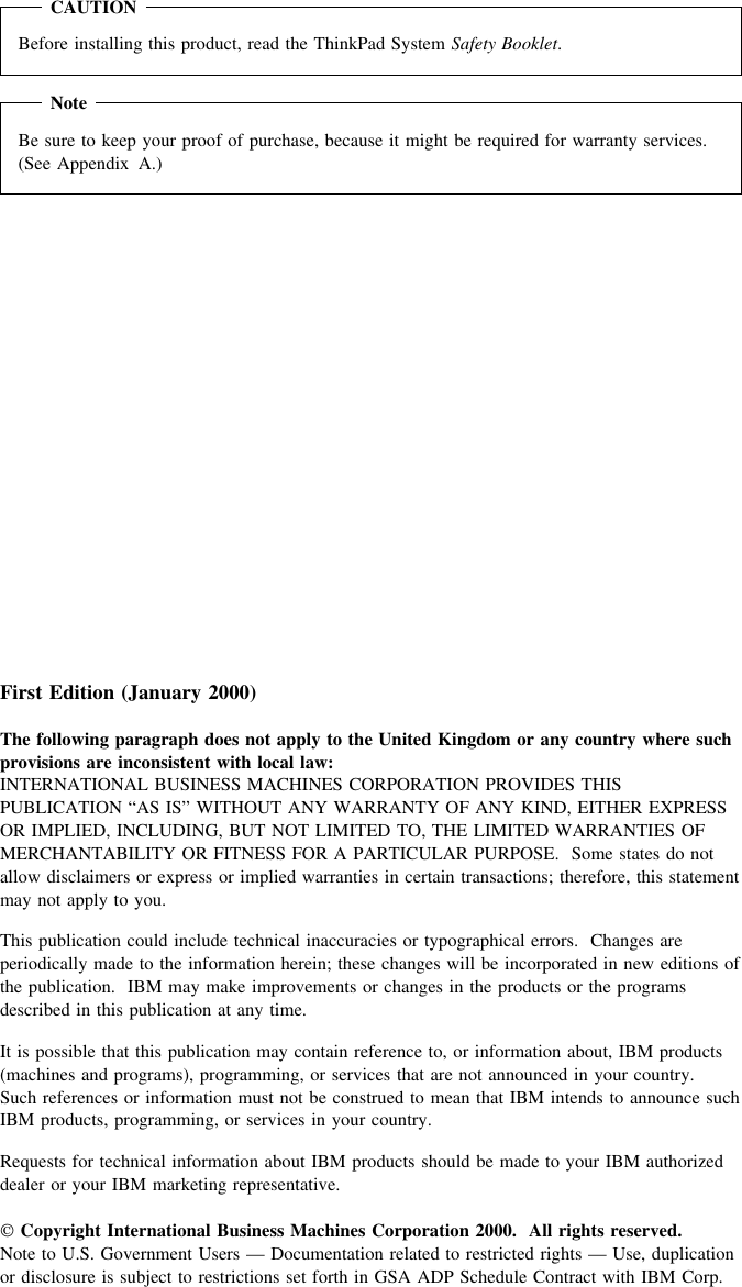 Page 2 of 10 - Ibm Ibm-Thinkpad-2000-Users-Manual-  Ibm-thinkpad-2000-users-manual