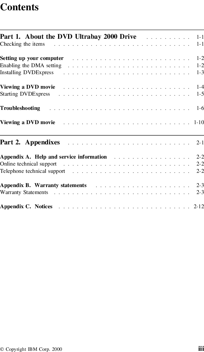 Page 4 of 10 - Ibm Ibm-Thinkpad-2000-Users-Manual-  Ibm-thinkpad-2000-users-manual