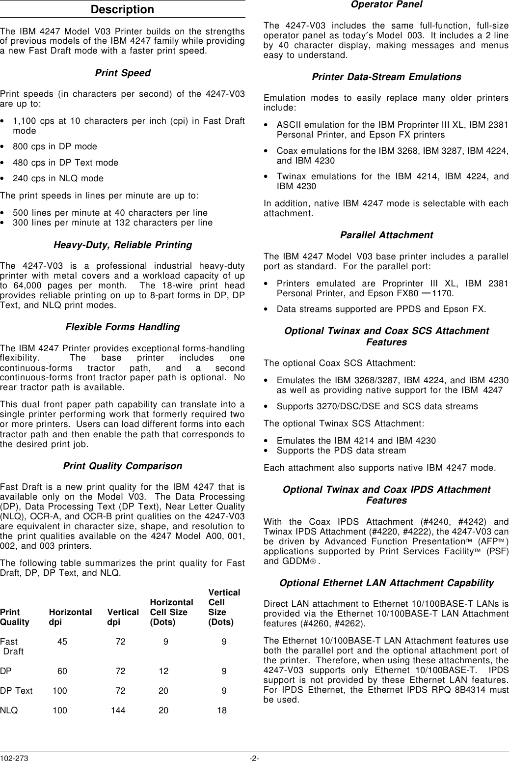 Page 2 of 12 - Ibm Ibm-V03-Users-Manual- C2856  Ibm-v03-users-manual