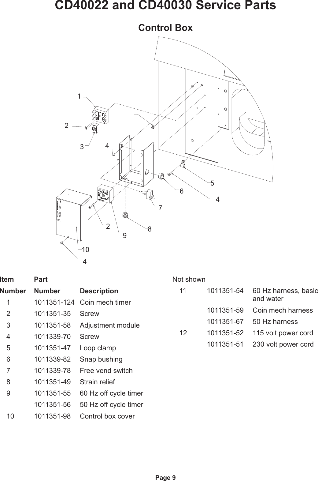 Page 11 of 12 - Ice-O-Matic Ice-O-Matic-Cd40022-Series-Users-Manual- CD400pts.vp  Ice-o-matic-cd40022-series-users-manual