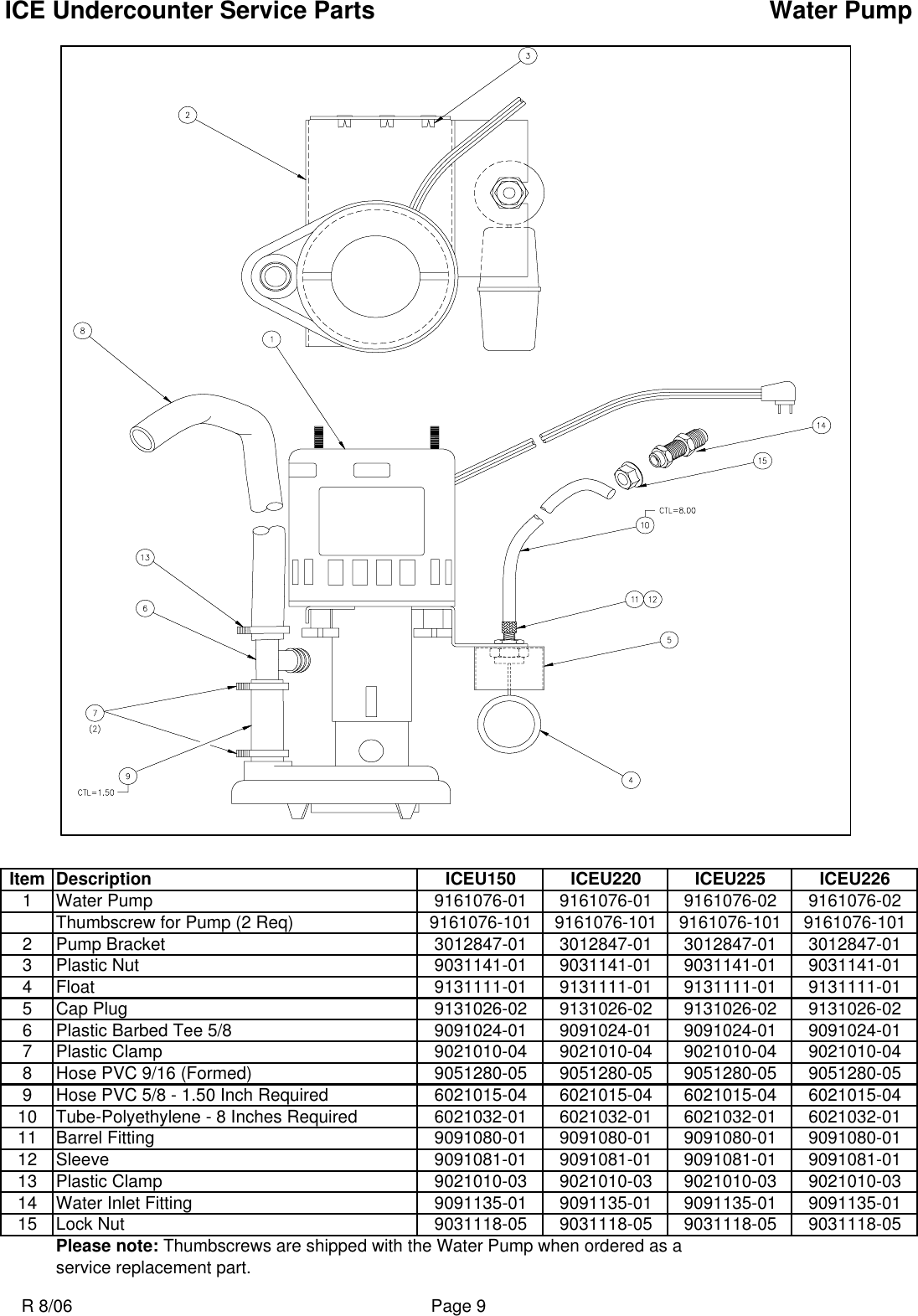 Page 11 of 12 - Ice-O-Matic Ice-O-Matic-Iceu150-Users-Manual- ICEU 150 220 225 226  Ice-o-matic-iceu150-users-manual