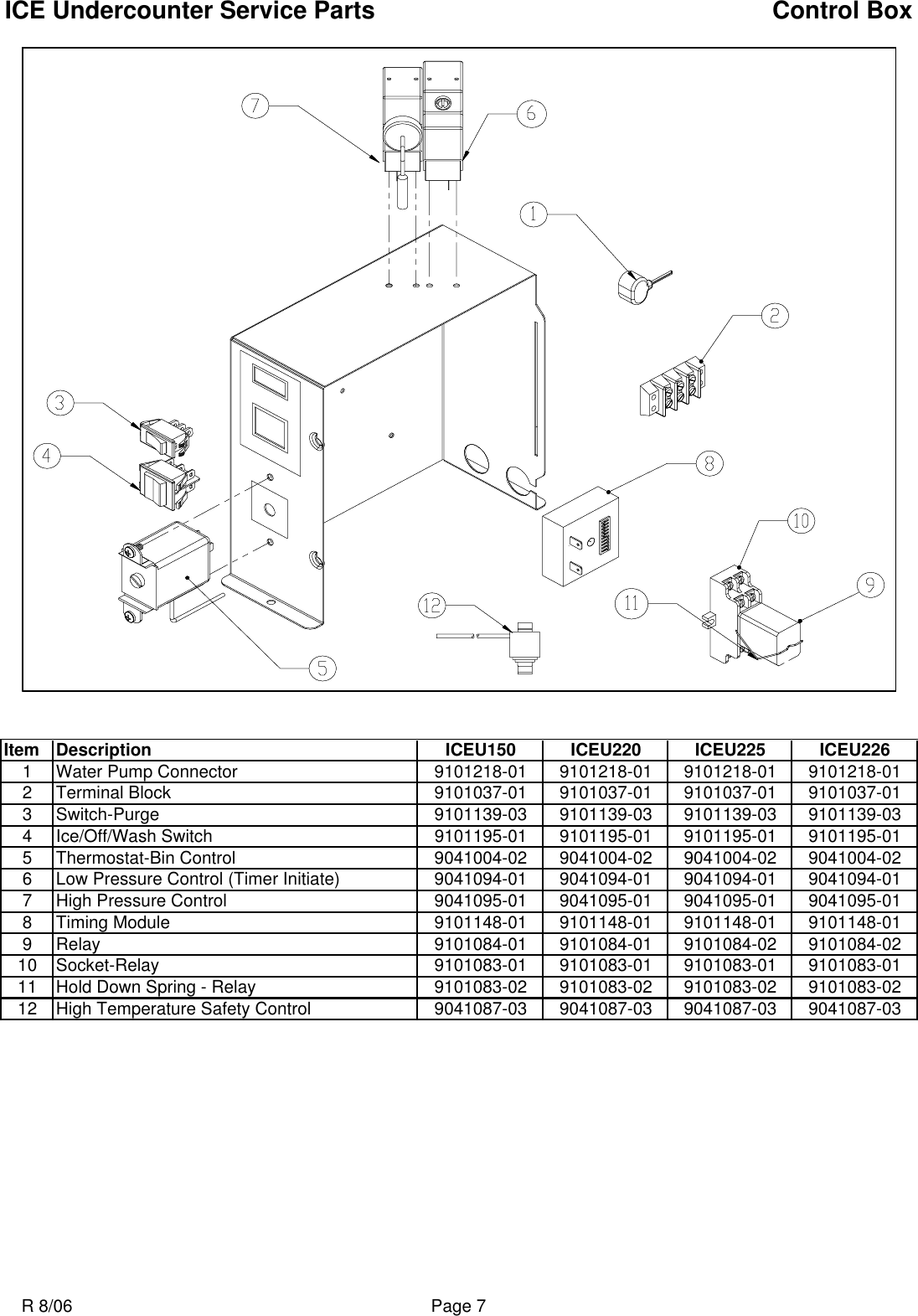 Page 9 of 12 - Ice-O-Matic Ice-O-Matic-Iceu150-Users-Manual- ICEU 150 220 225 226  Ice-o-matic-iceu150-users-manual