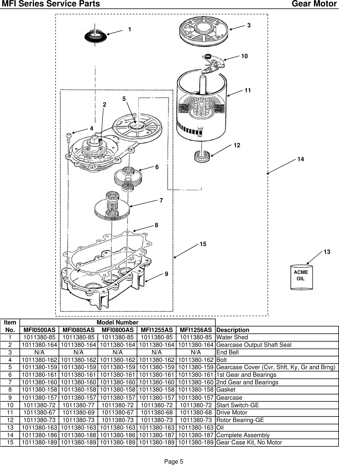 Page 7 of 9 - Ice-O-Matic Ice-O-Matic-Mfi0500-Users-Manual- COVER207mfiparts  Ice-o-matic-mfi0500-users-manual