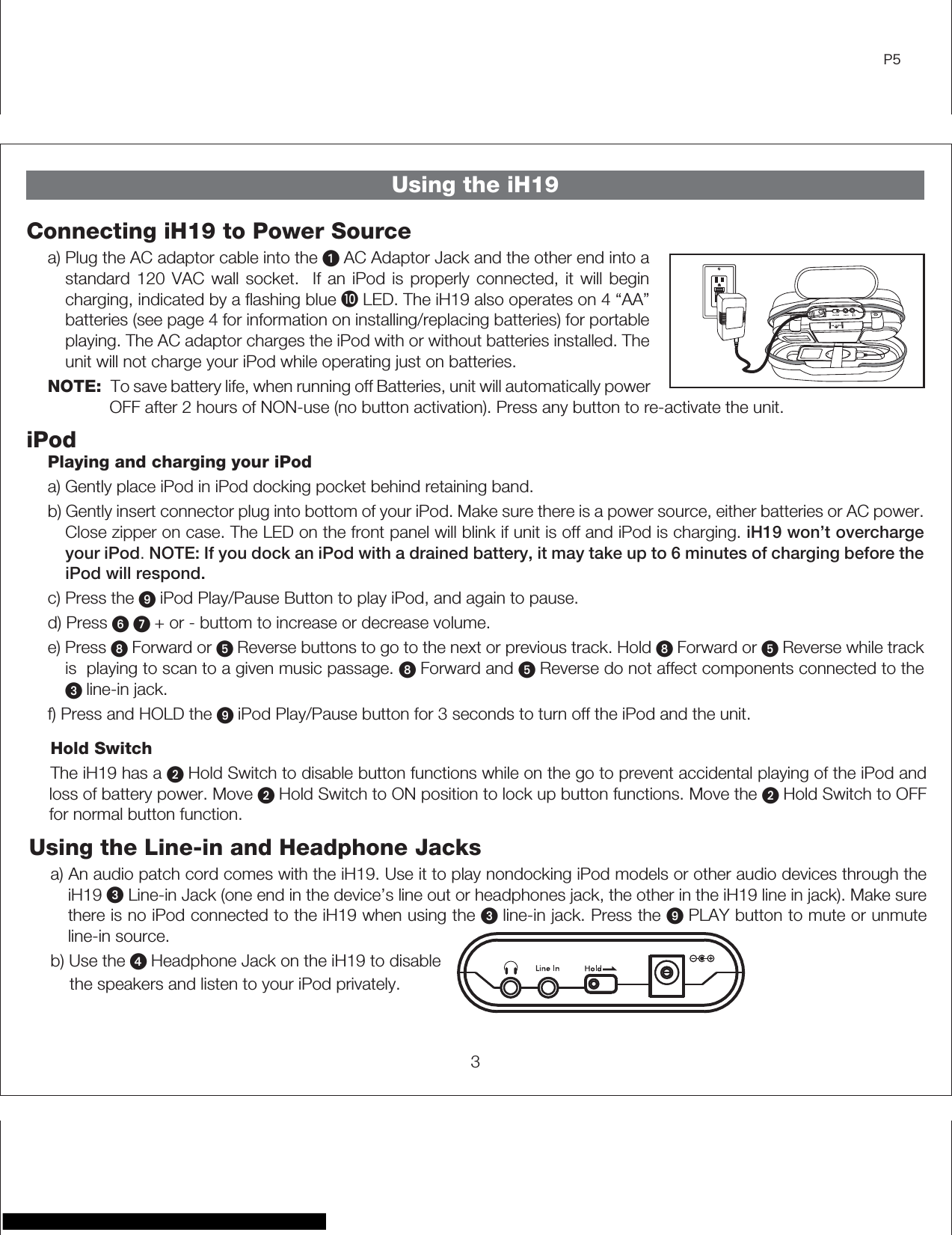 Page 5 of 10 - Ihome Ihome-2Go-Ih19-Quick-Start-Guide-820245 ManualsLib - Makes It Easy To Find Manuals Online! User Manual
