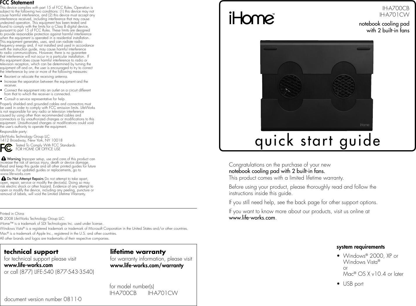 Ihome Ih A Cb Users Manual