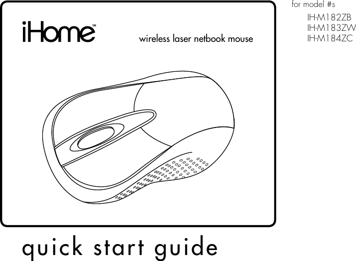 Page 1 of 8 - Ihome Ihome-Ih-M182Zb-Users-Manual-  Ihome-ih-m182zb-users-manual